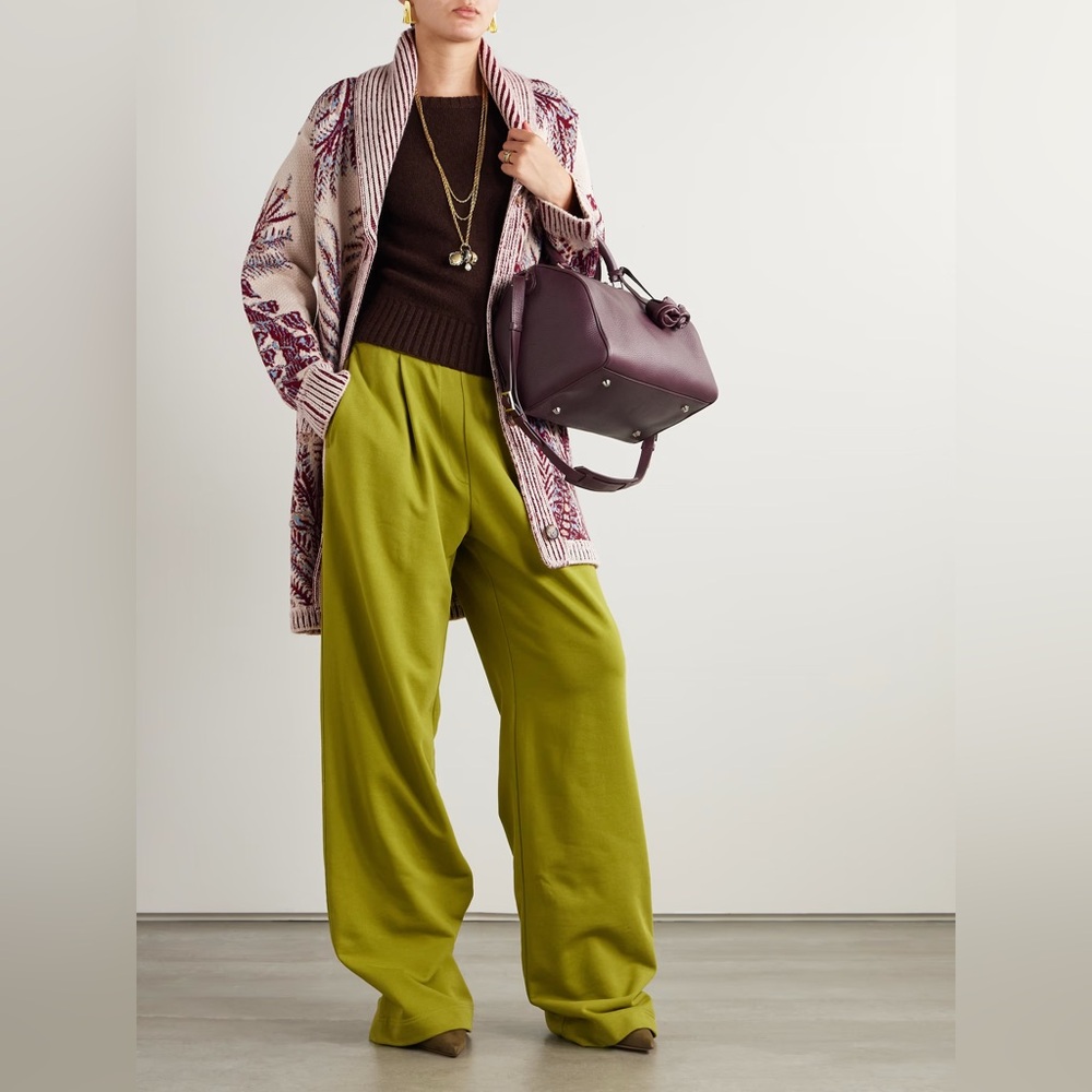 ETRO  Oversized Wool And Cotton-Jacquard Cardigan US 6/ IT 42